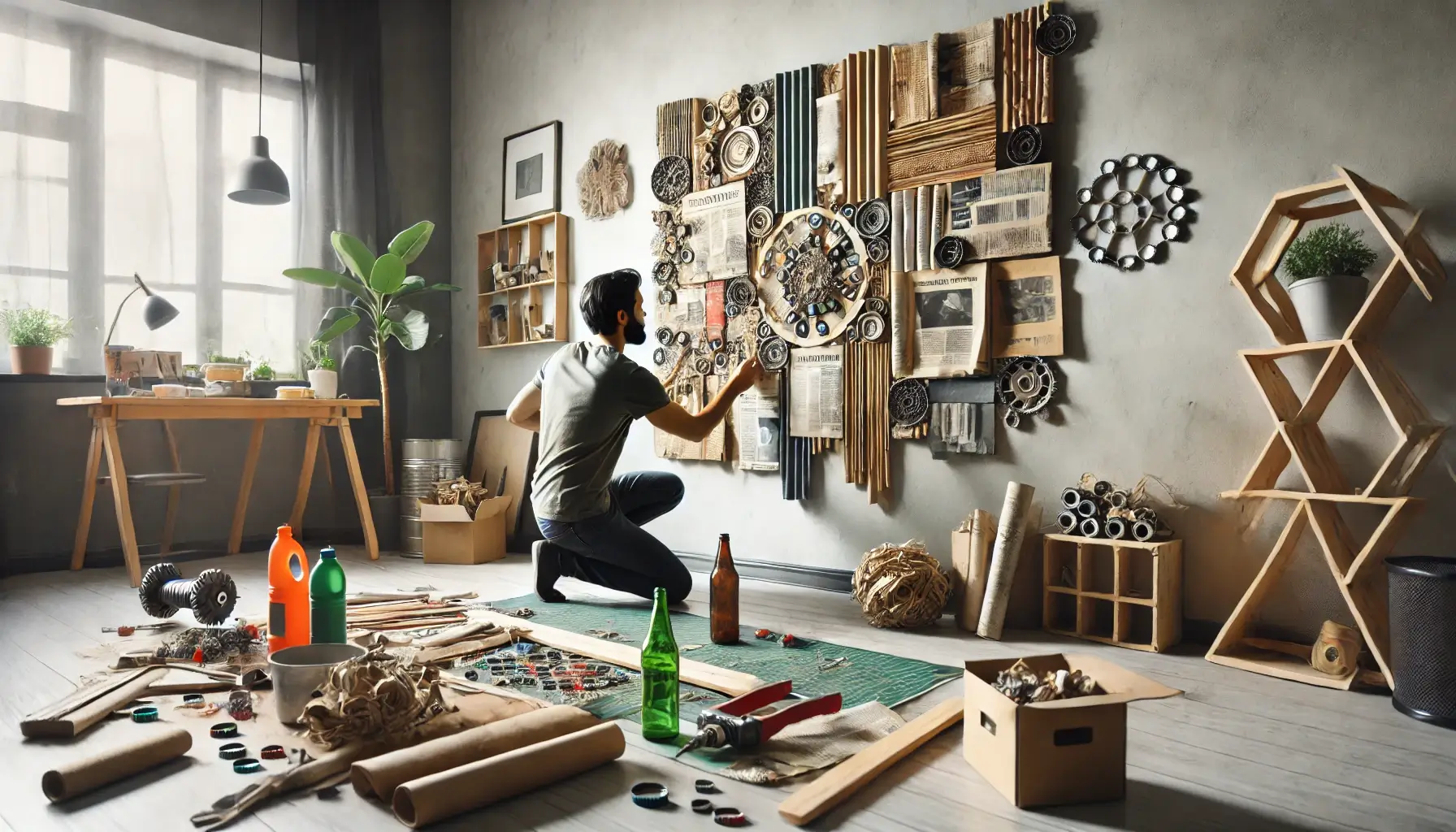 Image showcasing Recycled Home Wall Art: Transforming Spaces with Sustainable Creativity ...